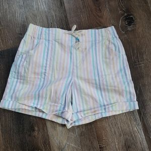 ☀️🩷rainbow stripe shorts